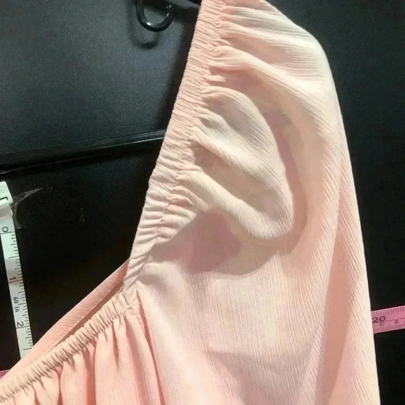 Exlura Tie Back/less Wedding Guest Mini, Lantern Sleeve Square Neck Ruffle,Flowy - Picture 10 of 14